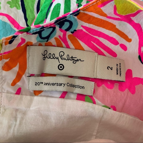 LILLY PULITZER FOR TARGET NOSEY POSEY SHIFT DRESS SIZE 2 - Picture 4 of 4